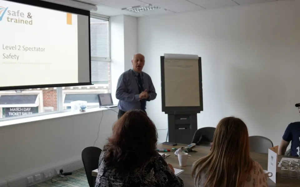 Level 2 Spectator Safety classroom session
