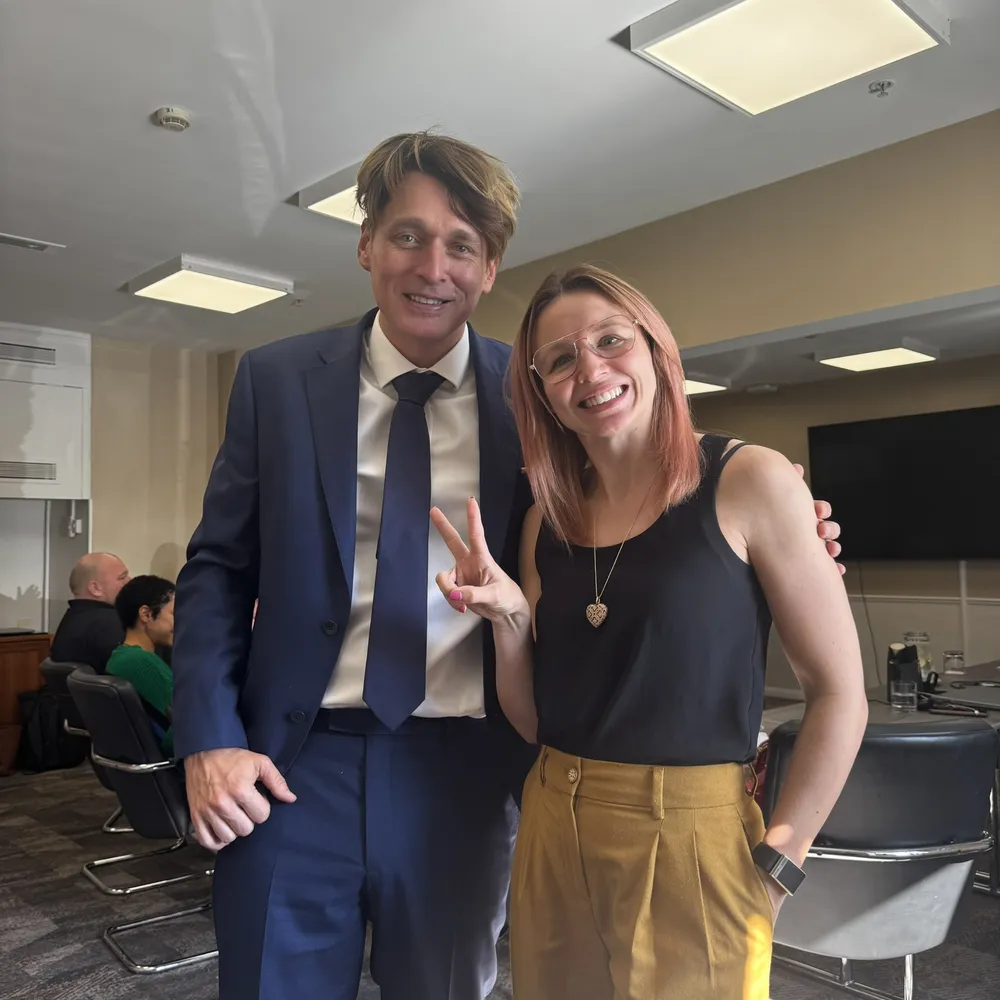 Rod Doyle and Lisa O'Reilly, directors of Safe and Trained